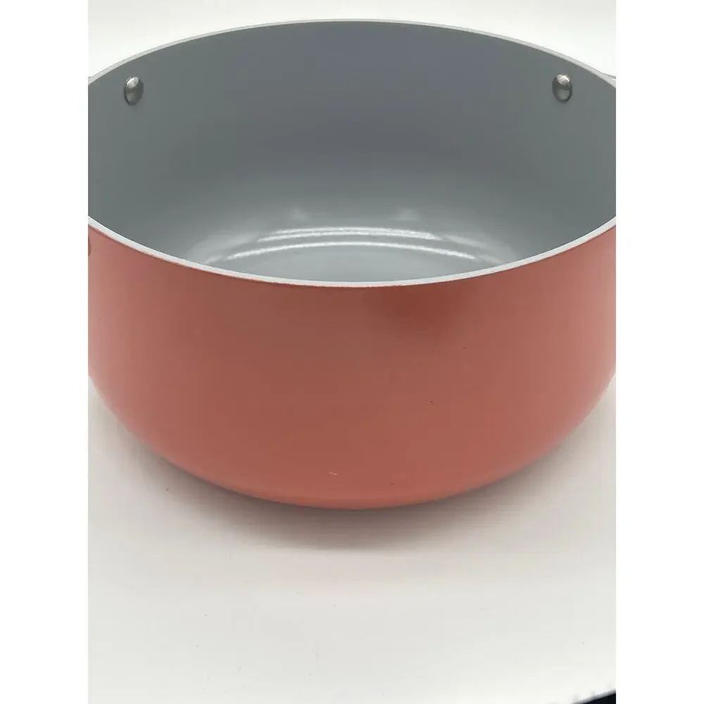 Caraway 6.5 Qt Ceramic Nonstick Dutch Oven Pot ~10” Perracotta w/ Handles